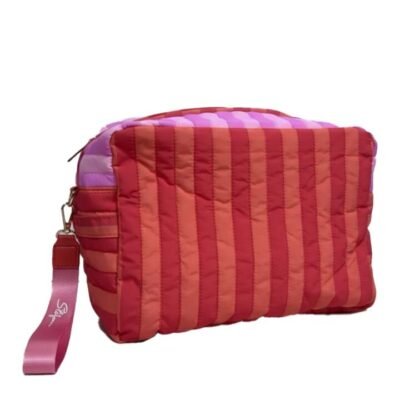 Stefan Cosmetics Pouch Red Stripe